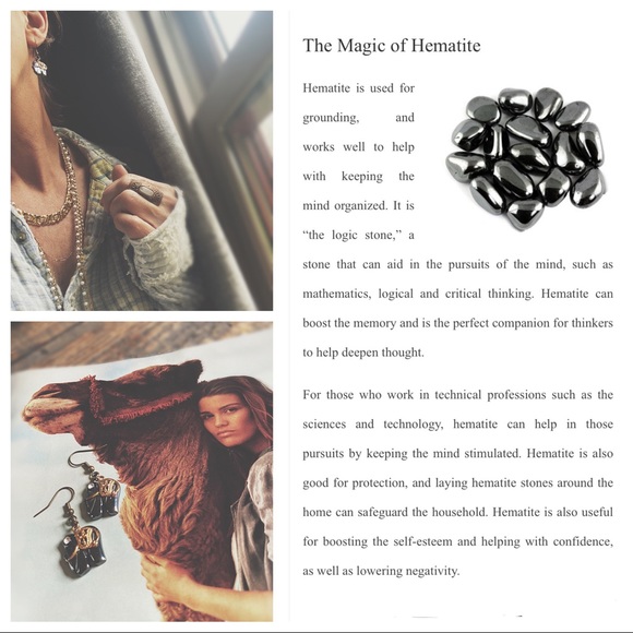 Vintage Hematite Earrings - Picture 4 of 8